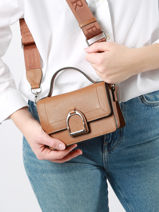 Xs Crossbody Bag Altesse Leather Etrier Beige altesse EALT048X-vue-porte