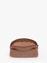 Coin Purse Leather Madras Etrier Brown madras EMAD339-vue-porte