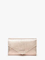 Coin Purse Etincelle Irisee Leather Etrier Pink etincelle irisee EETI5018