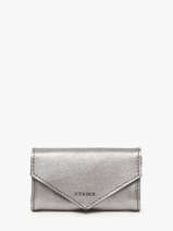 Coin Purse Etincelle Irisee Leather Etrier Silver etincelle irisee EETI5018