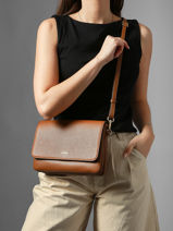 Shoulder Bag M Tradition Leather Etrier Beige tradition ETRA207M-vue-porte