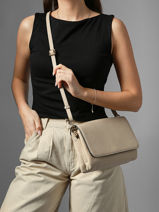 Shoulder Bag M Tradition Leather Etrier Beige tradition ETRA207M-vue-porte