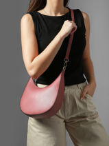 Shoulder Bag M Tradition Leather Etrier Pink tradition ETRA102M-vue-porte