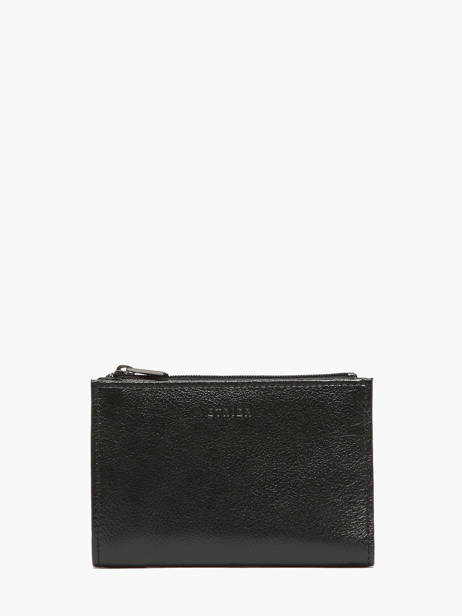 Portefeuille Leather Etincelle Irisée Etrier Black etincelle irisee EETI619