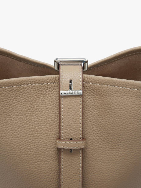 Shoulder Bag Backpack S Cavalier Leather Etrier Brown cavalier ECLR126S other view 7