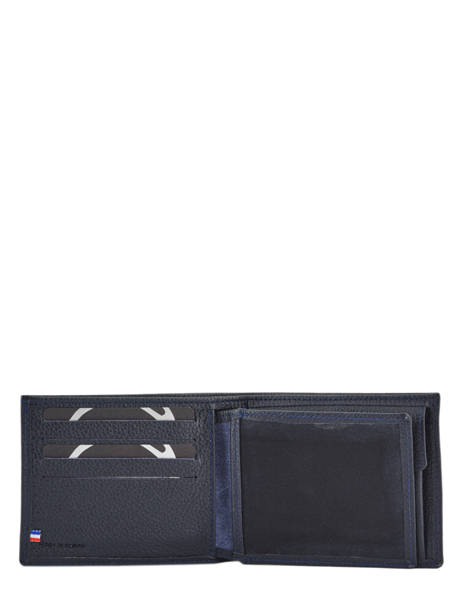 Wallet Leather Madras Etrier Blue madras EMAD121 other view 3